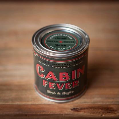 Cabin Fever Soy Candle with Wooden Wick